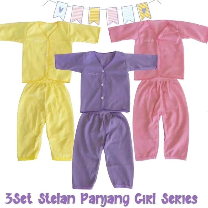 3 Pasang Stelan Baby New Born Boy & Gril