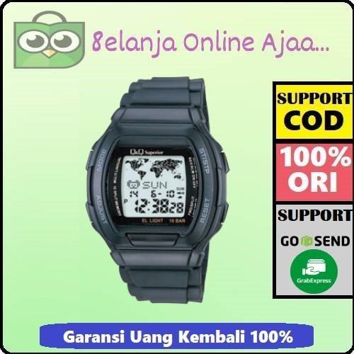 Jam Tangan Pria Digital Q&Q QnQ QQ Data Bank MMW3 MMW3P101Y Original