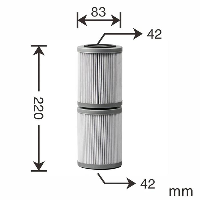 Excavator parts hydraulic oil return filter for Case Kobelco