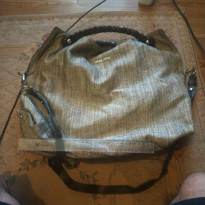 Tas Miu2x  coffer Tote  ori  preloved sesuai foto