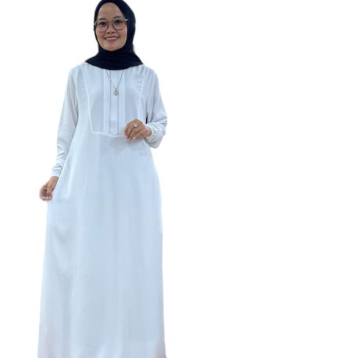 GAMIS POLOS RAYON/GAMIS PUTIH IBU