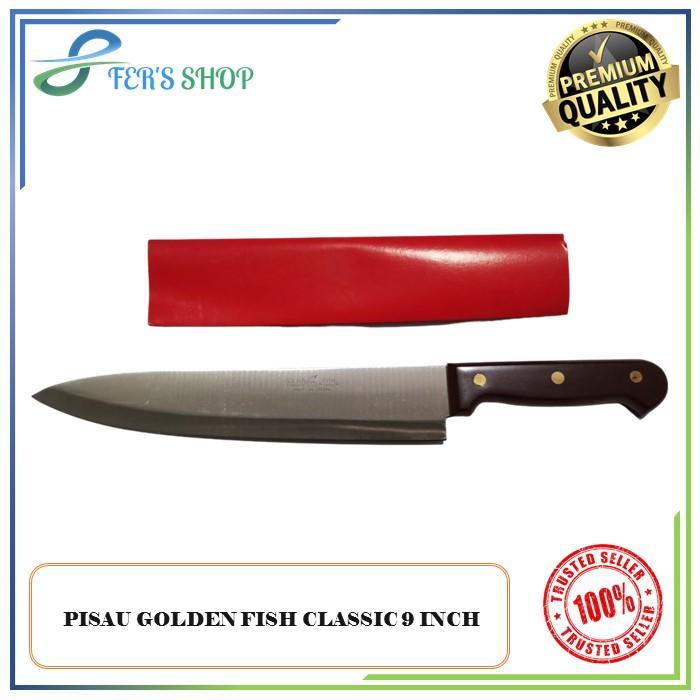 Pisau Dapur Jepang golden fish 9 inch Model Classic / Pisau Dapur