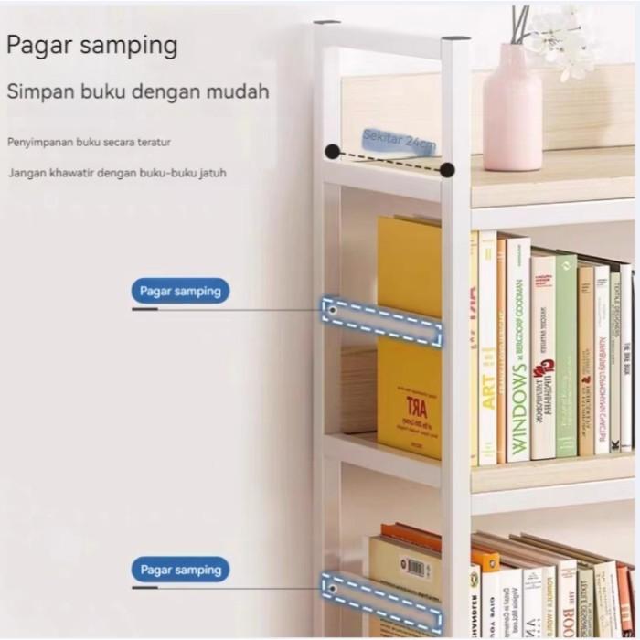 Highline Rak Meja Belajar Rak Buku Minimalis Rak Serbaguna