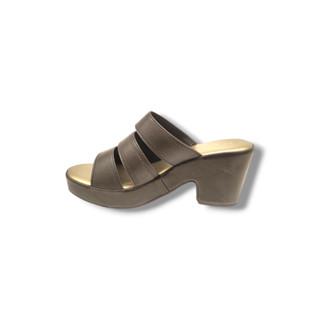 Be-Bob Lita-X25028 Cream, Black Wedges Wanita