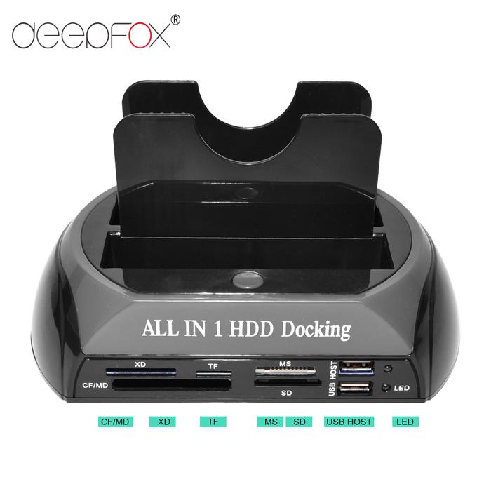 All in 1 Hdd Docking Station eSATA to USB 2.0 Adapter For 2.5/3.5