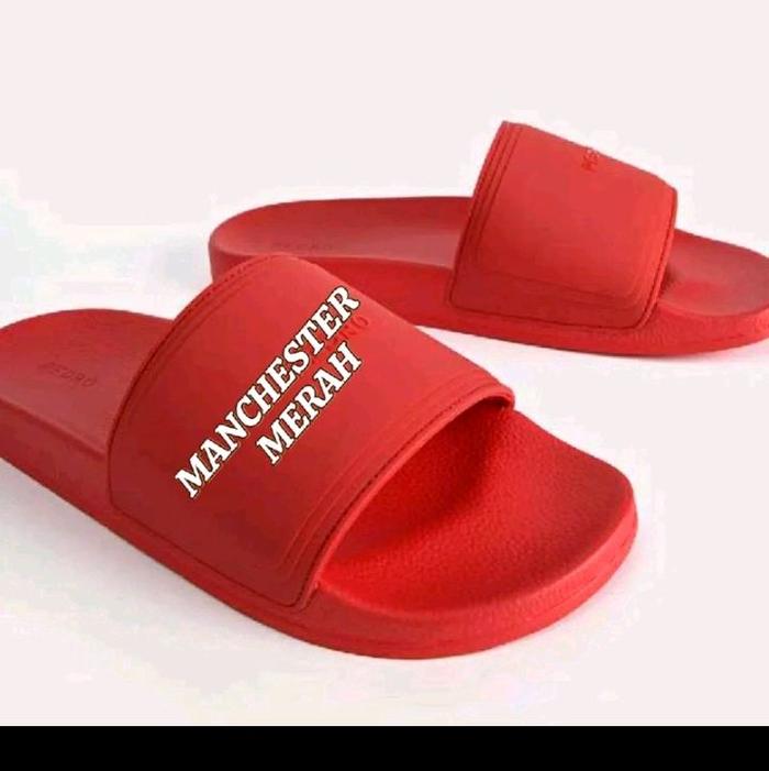 Sandal Manchester Slop bahan karet empuk