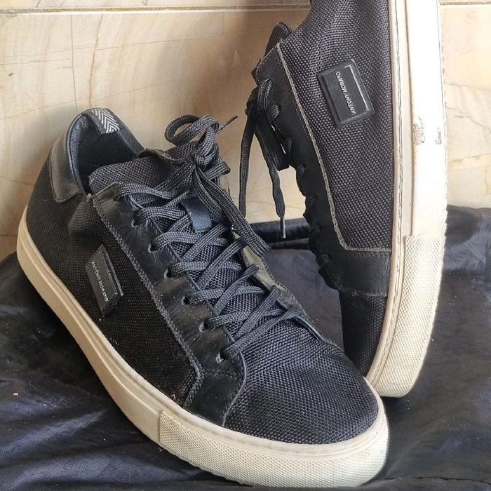Antony Morato low top sneakers Hitam Size 45 Insole 29,5/30 Original Second