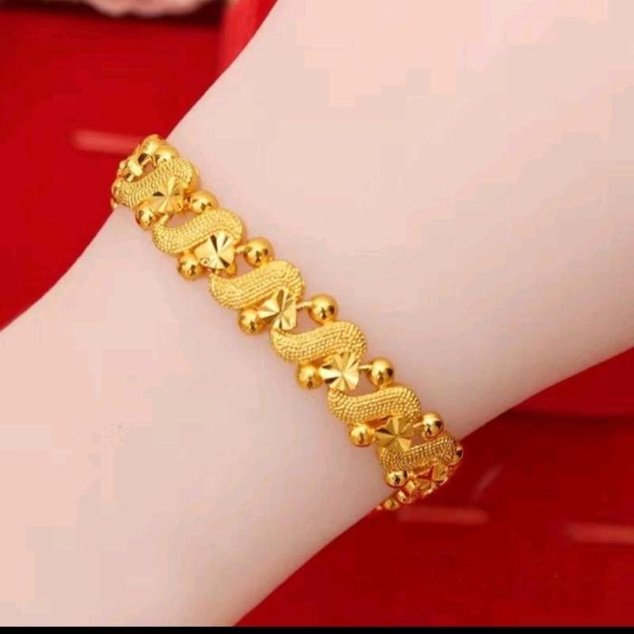 DAPAT SURAT gelang viral gelang hongkong emas