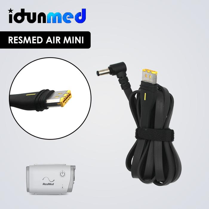 CPAP Battery Cord Cable DC5521 Plug Supply For ResMed AirMini Machine