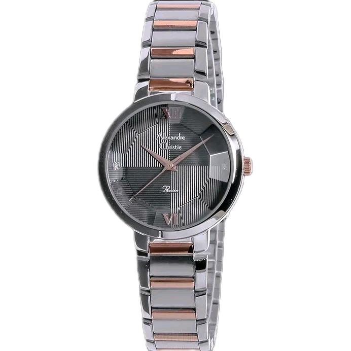 New Alexandre Christie 2616 Silver Gold Cewe Original