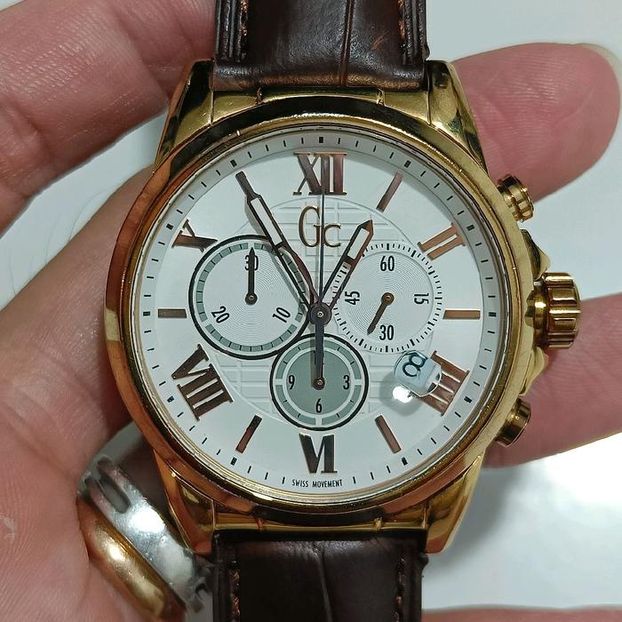 GC guess Collection Esquire Chronograph Y08006G1 original Bekas bagus normal semua siap pakai
