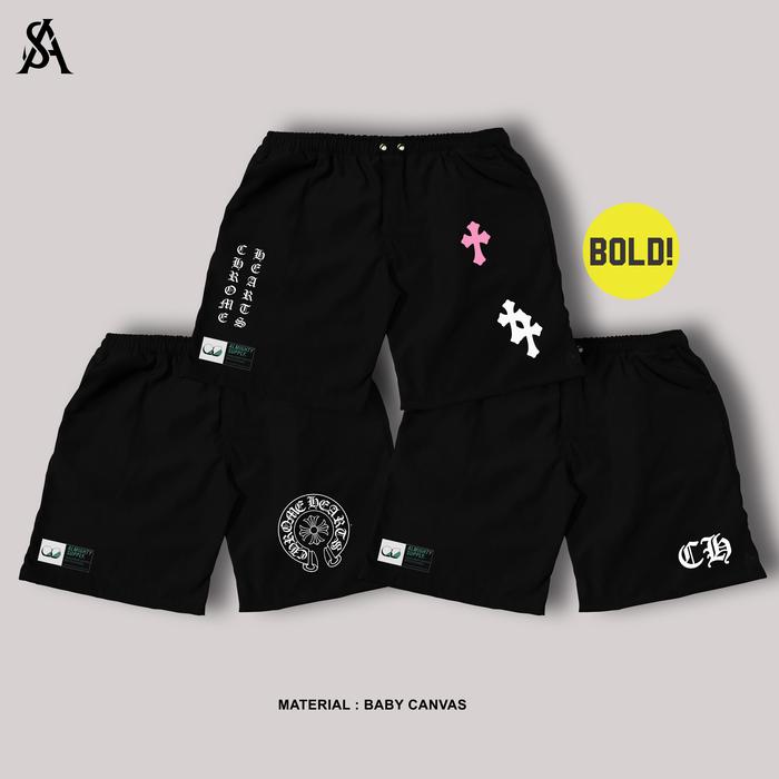 AlmightySupply Boardshort Chrome Hearts Series Baby Canvas - Celana Pendek