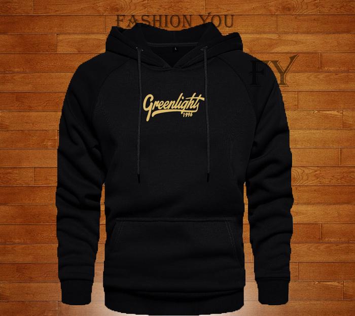 Baju Sweater Hoodie Distro Greenlight 1996 Text Gold Quality Premium Hoodie Pria Wanita Distro Fy Di