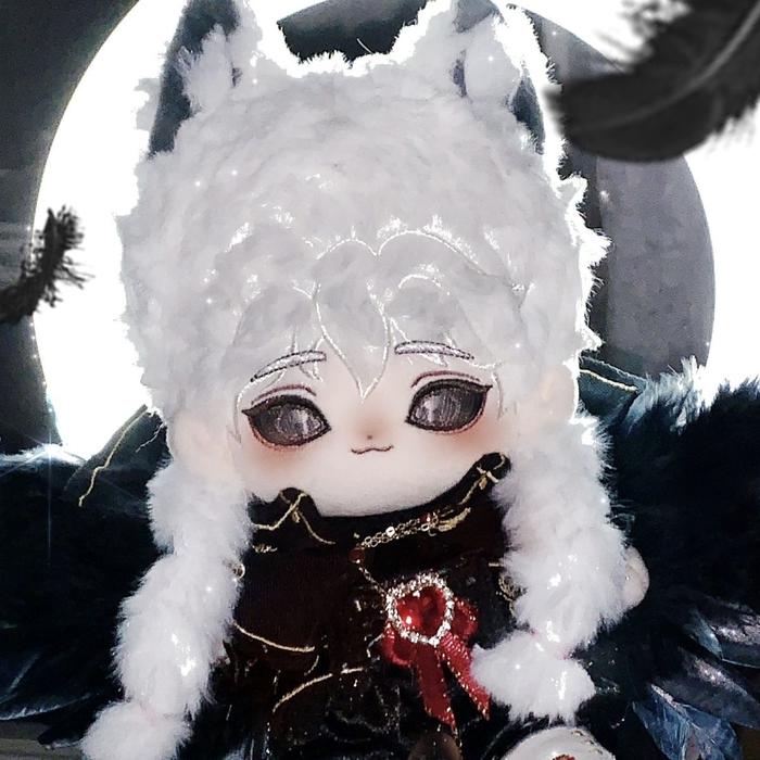 20cm Anime Identity V Ithaqua Night watchman Cute Animal Ear Plush