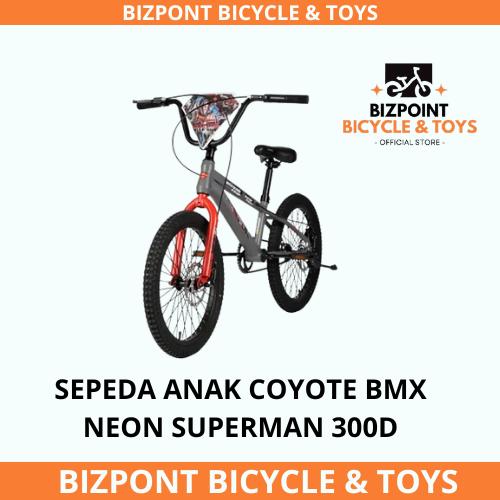 SEPEDA ANAK COYOTE BMX NEON SUPERMAN 300D 20 INCH - Grey