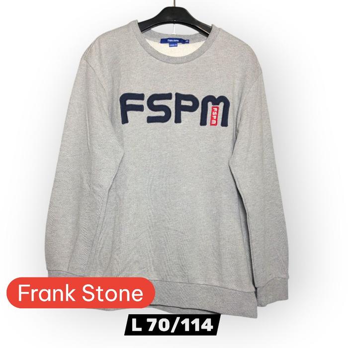 FRANK STONE FSPM Crew Neck Sweater Sweatshirt Premium Original size L Crewneck Distro Panjang