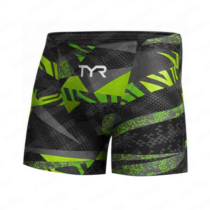 New Men's Swim Jammer Athletic Training Swimsuit Shorts Swimming Trunks Jammer Swimwear Beach Tights