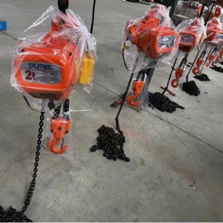 DUTEC Electric Chain Hoist Double Chain 1Ton 2Ton & 3Ton Dua Rantai