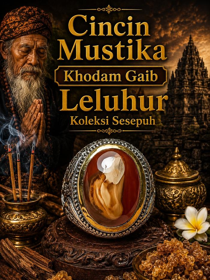 CINCIN MUSTIKA KHODAM GAIB LELUHUR KOLEKSI SESEPUH