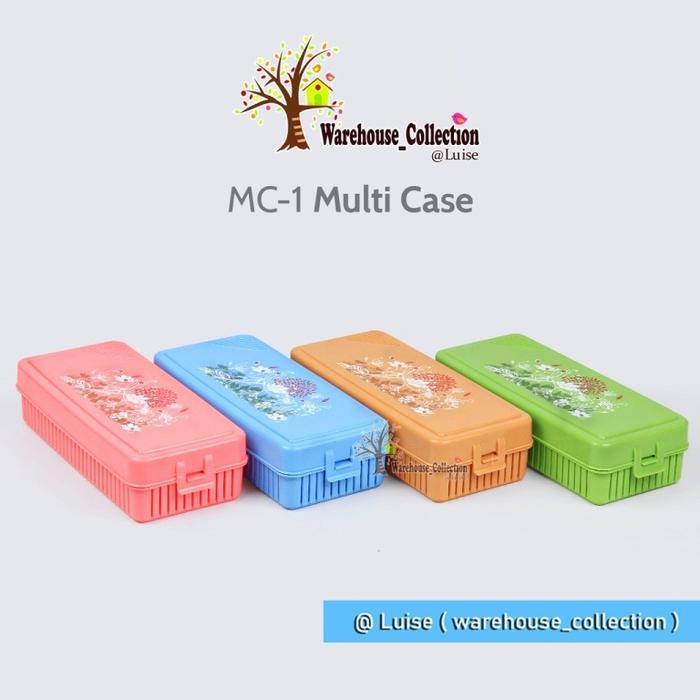 Box Penyimpanan Multifungsi / Kotak Serbaguna/Lion Star Multi Case MC-1 /Keranjang Sabun tutup