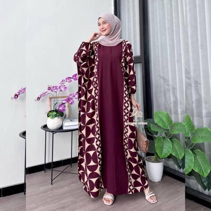 KAFTAN CLAUDY gamis kaftan kaftan rayon kaftan muslim Batik