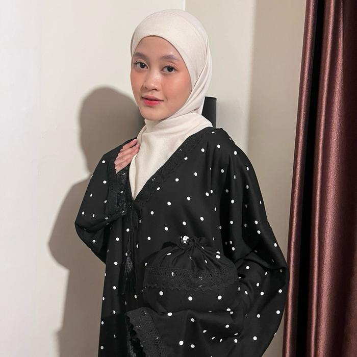 Mukenah abaya sweet pebble -Zawsya.id