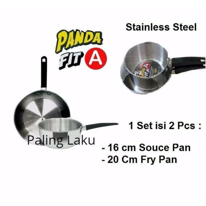Maspion Panci Set Panda Fit A SSP141 Stainless