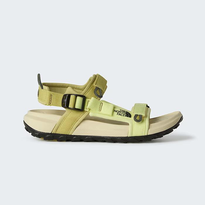 Original The North Face Explore Camp Sandals - Lemon Mist Pear