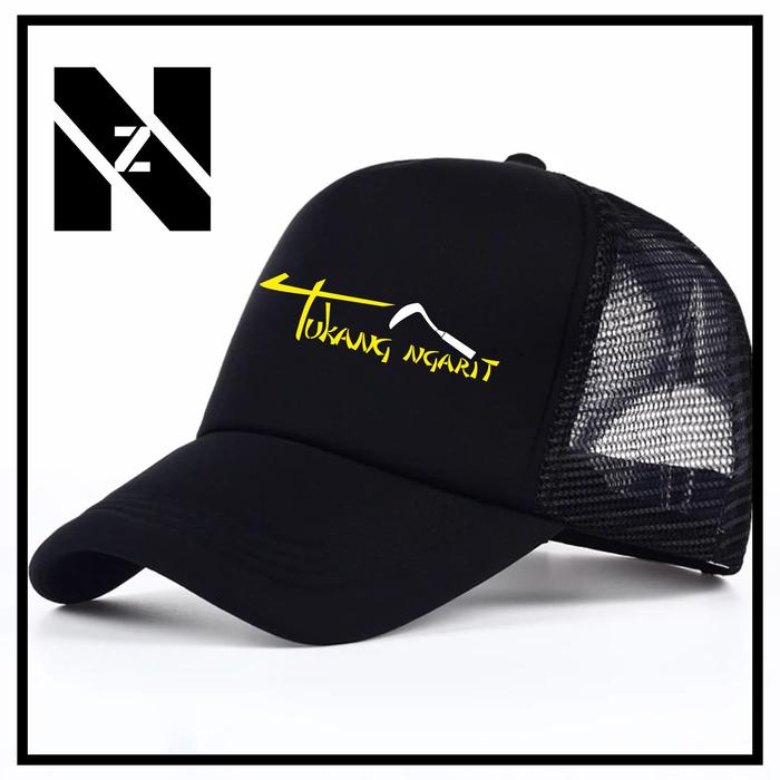 TOPI TUKANG NGARIT V.2 / TOPI JARING TUKANG NGARIT / TOPI TRUCKER TUKANG NGARIT SABLON DTF BISA COD