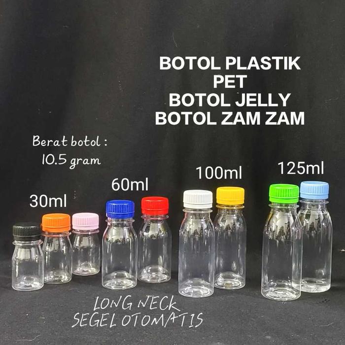Bigta_BOTOL PLASTIK 30ml / 60ml / 100ml / 125ml (BOTOL ZAM ZAM)