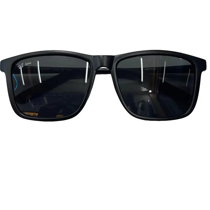 Kacamata Hitam RB Space untuk Pria Warna Hitam Doff - Perlindungan Mata dari Sinar UV - Sunglasses, 