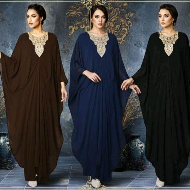 Bundayarti - kaftan modern terbaru Pesta Kondangan Mewah Wanita muslim cantik kaftan lebaran jumbo C