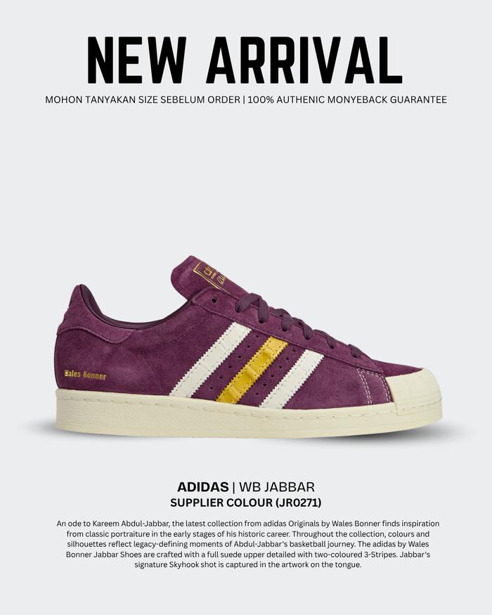 ADIDAS | WB JABBAR | Sepatu kasual sehari hari sneakers shoes 100% ORIGINAL pria wanita UNISEX