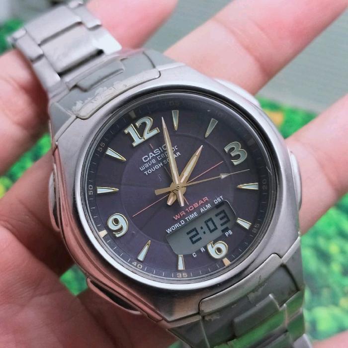 casio wave ceptor illuminator world time WVA 431J