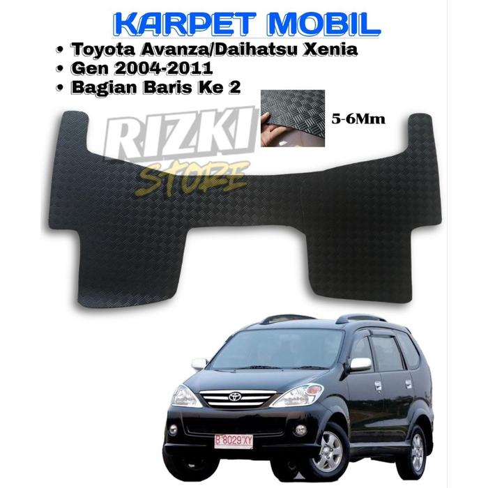 Karpet Mobil Baris Ke-2 Mobil Avanza/Xenia Lama 2004-2011