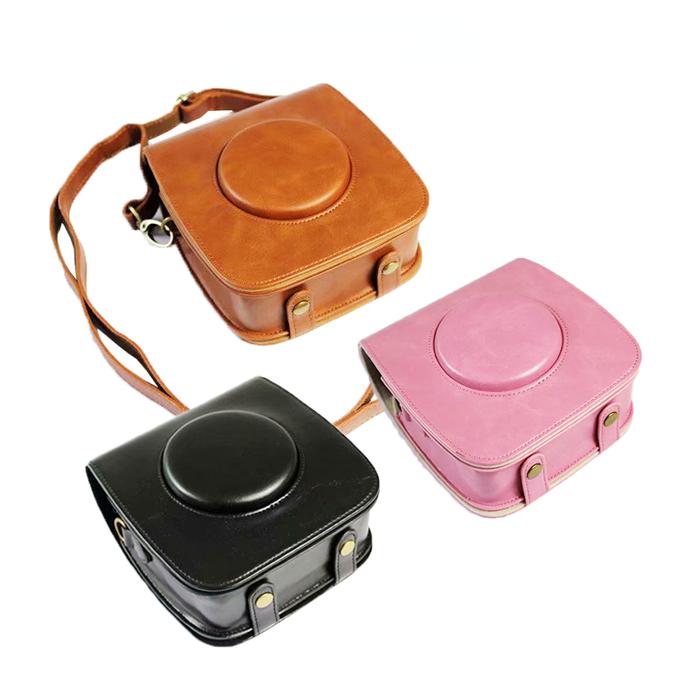 PU Leather Protective Camera Case for Fujifilm Instax Square SQ20