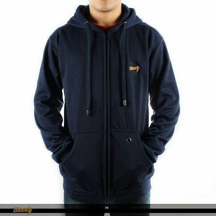 Termurah!! Jaket Zipper Hoodie Bloods Original Fleece Sweater Premium