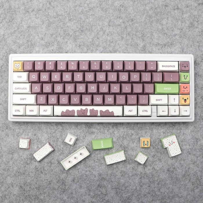 134 Keys Keycap Mechanical Keyboard Keycaps PBT XDA Profile Keycaps