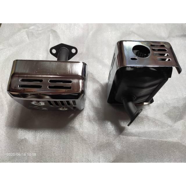 160 Muffler / knalpot (chroem)