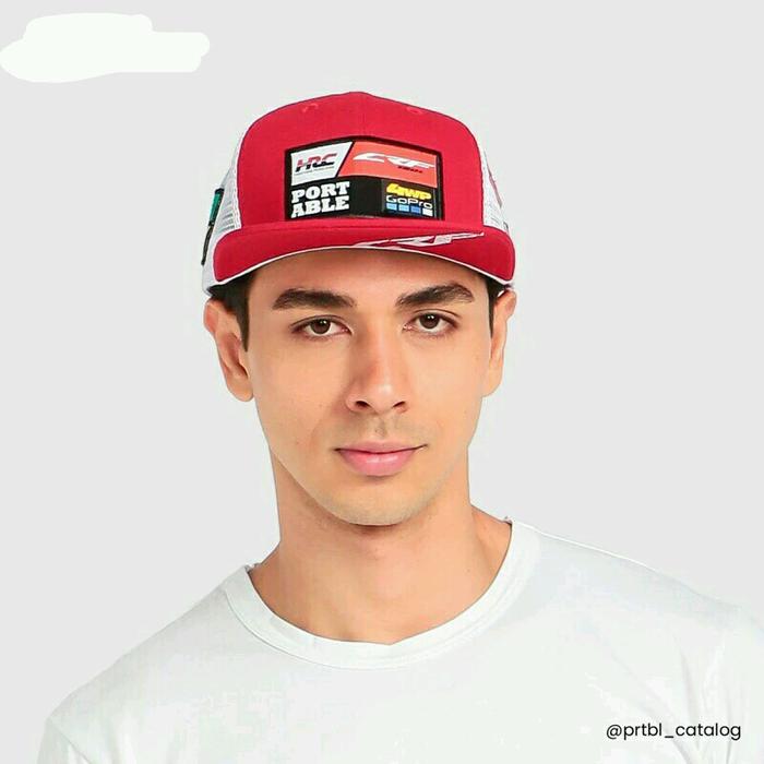 topi snapback racing crf - topi hip hop racing