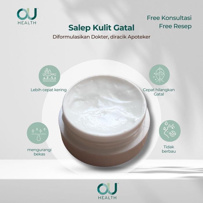 Salep krim Kulit gatal racikan Eksim, Jamur, scabies, kadas, kurap, panu gatal menahun