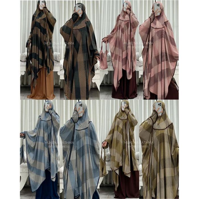 Setelan Mukena Fathma By Dolce Dress Katun Rayon