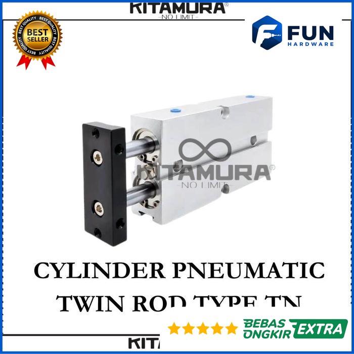 TN 20x15 Pneumatic Cylinder Twin Rod / Cylinder Pneumatic TN 20 x 15 Best