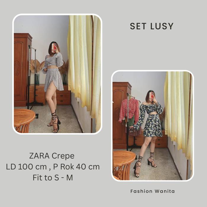 Lucey Brand Original Lusy Set by Lucey Brand Original Oneset Rok Pakaian Baju Sexy Bajupantai Bajuse