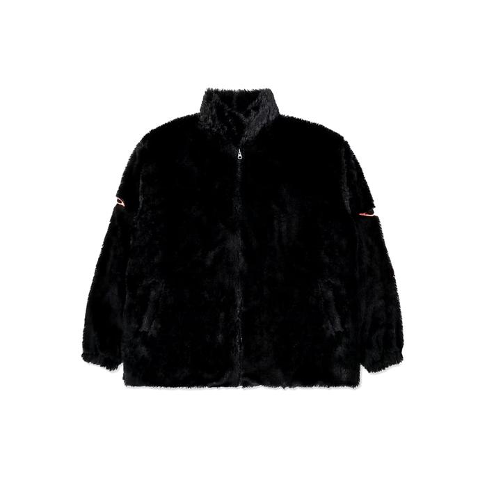 KKONTENER X DOGMA THEORY JACKET SOLELY FAUX - FUR BLACK
