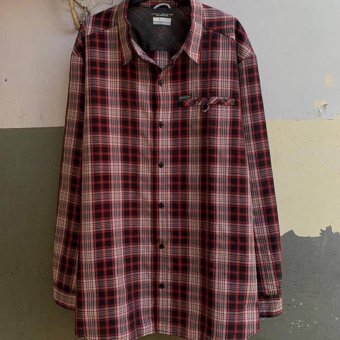 Kemeja lengan panjang Columbia omni shade size 2XL preloved
