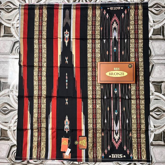 Sarung BHS Royal Masterpiece Grade Bronze Original - Motif Klasik dengan Kombinasi Warna Bronze yang
