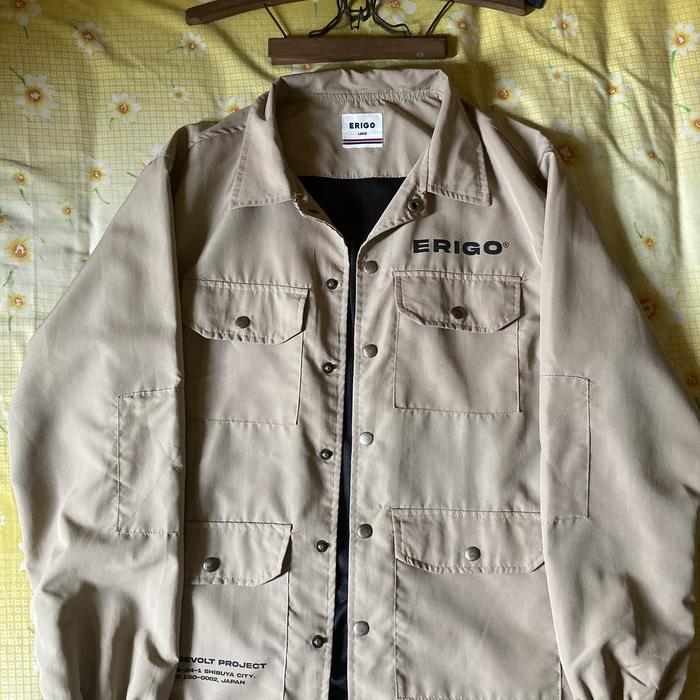 Jaket Erigo Coach Kinojin Khaki Unisex