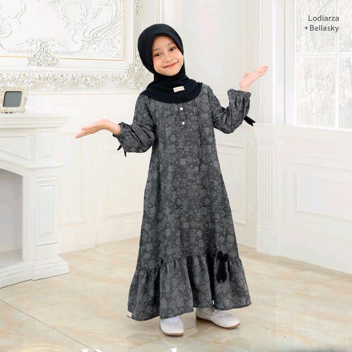 GAMIS  ANAK ETHICA KAGUMI KIDS 173 BLACK SALUTE