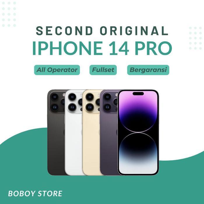 HEMAT Iphone 14 Pro 128Gb / 256Gb / 512Gb / 1TB Second Fullset